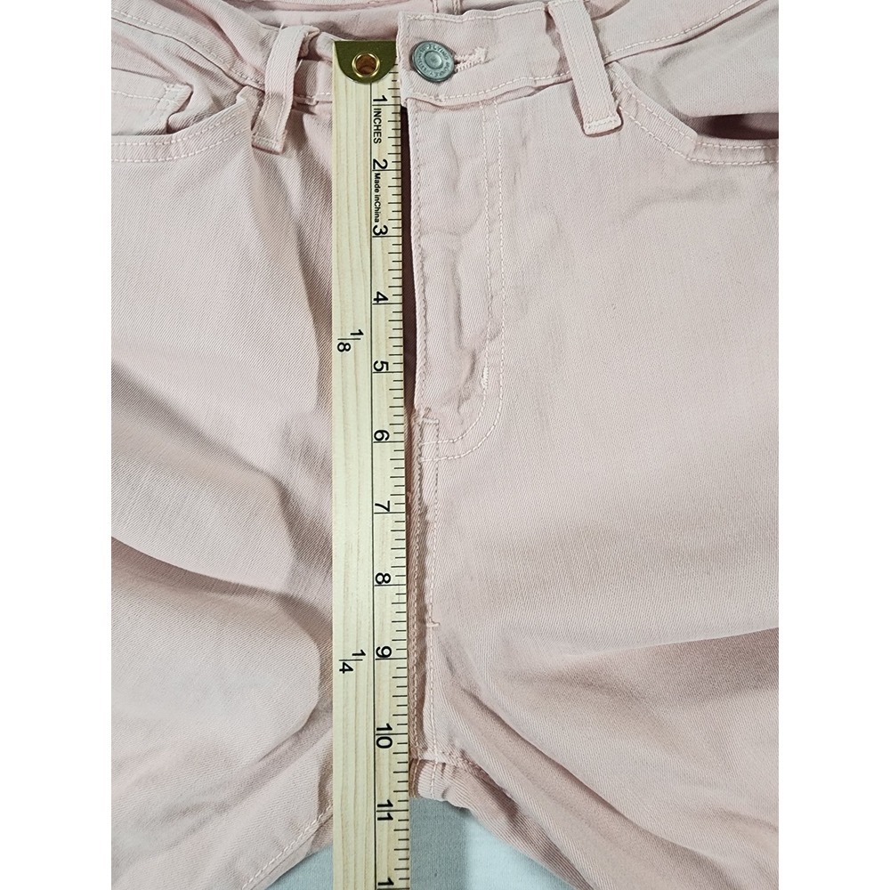 Flying Monkey Wide Leg Crop Women 27 High Rise Pink Tencel Blend Boho USA Made - Picture 3 of 7